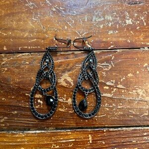 Gothic Vintage Dangle Earrings Halloween Holiday Jewels